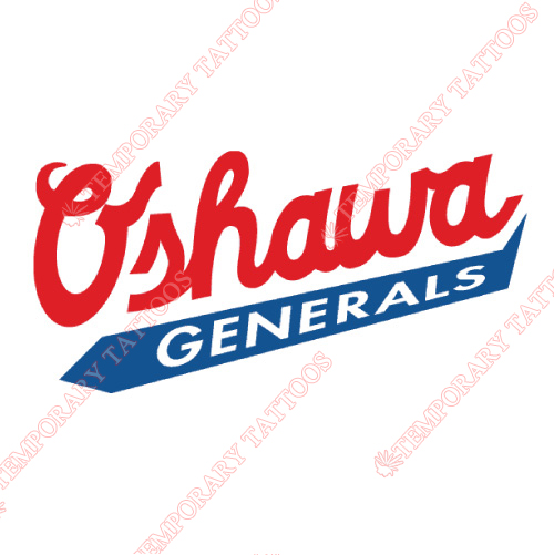 Oshawa Generals Customize Temporary Tattoos Stickers NO.7363